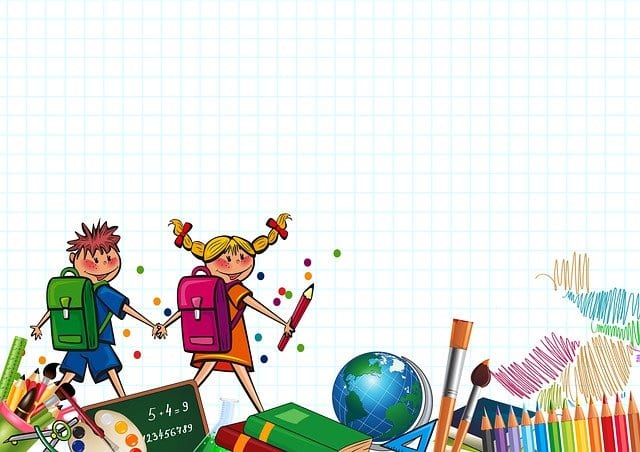 Aufgeweckte Schulkinder (Bild @ Pixabay)